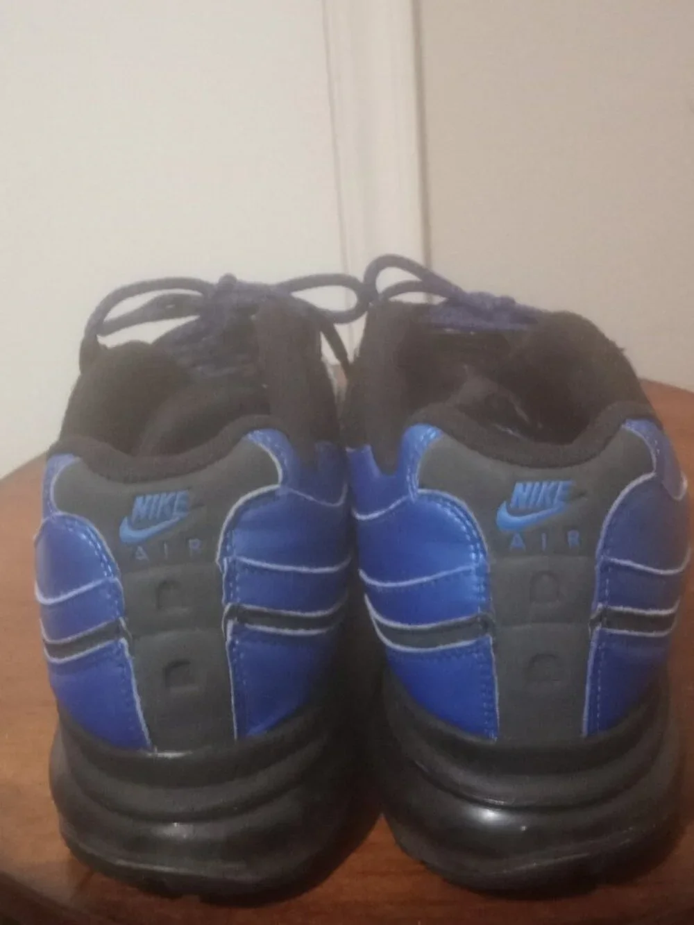 Nike Air Max 24-7 97 Penny Foamposite Spark 397252-014 Size 9 Blue BlackR
